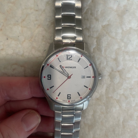 Wenger Other - Wenger Silver Men's Watch